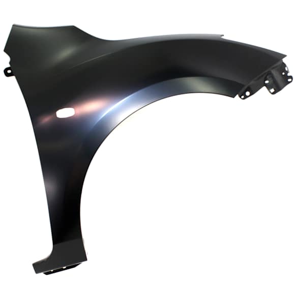 2010 Mazda 3 i - Front, Passenger Side Fender, Hatchback, For Models With Stone Guard and Side Signal Light