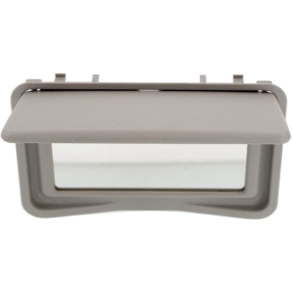 Sun Visor Vanity Mirror Flip Up Door - Gray, Direct Fit