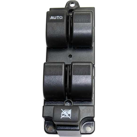Front, Driver Side Window Switch, Black, 5-Button