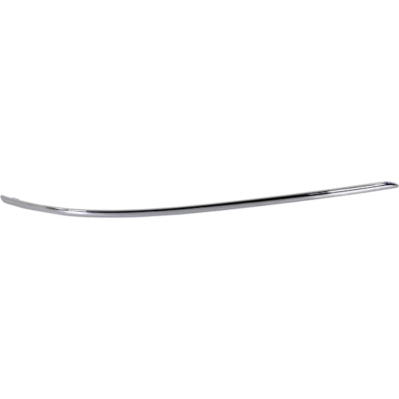 Rear, Passenger Side, Outer Bumper Trim, Primed, Side Impact Strip