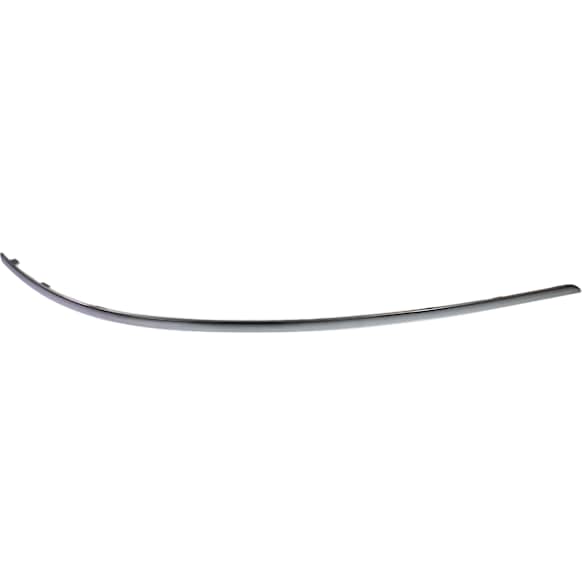 Rear, Passenger Side, Outer Bumper Trim, Chrome