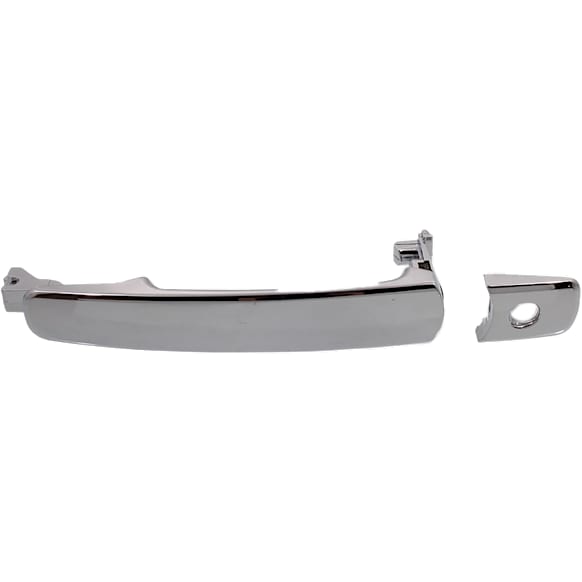 2015 Nissan Rogue Select S - Front, Driver Side Chrome Exterior Door Handle, With Key Hole, For Models Without Keyless Entry