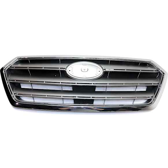 2015-2017 Subaru Legacy - Upper Grille Assembly, Painted Silver Shell with Gray Insert