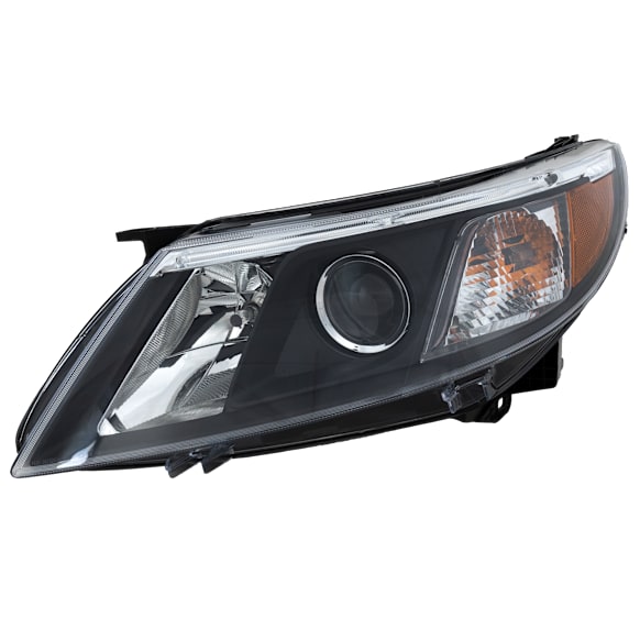 2008-2010 Saab 9-3 - Driver Side Headlight, with Bulb, Halogen, Clear Lens, CAPA Certified