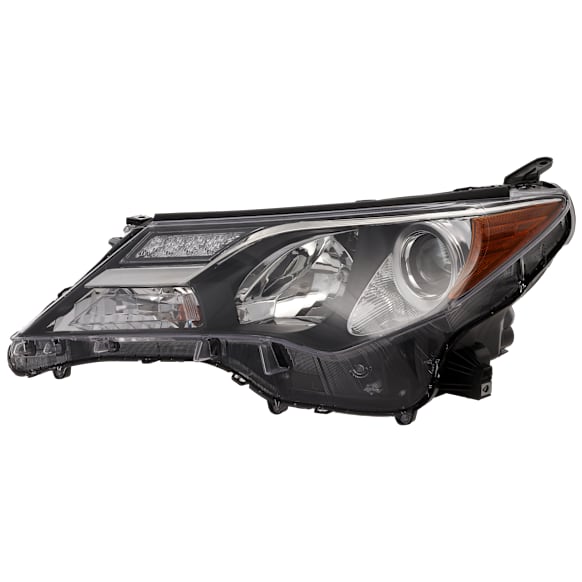 2013 Toyota RAV4 - Driver Side Halogen Headlight, With bulb(s), USA Built Vehicle, OE Replacement, CAPA Certified