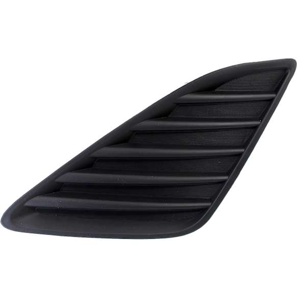 Front, Driver Side Fog Light Cover, Black