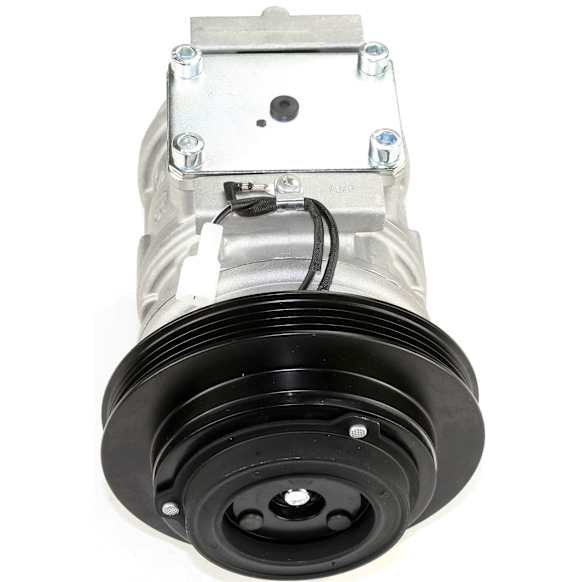 A/C Compressor, With Clutch, 4-Groove Pulley