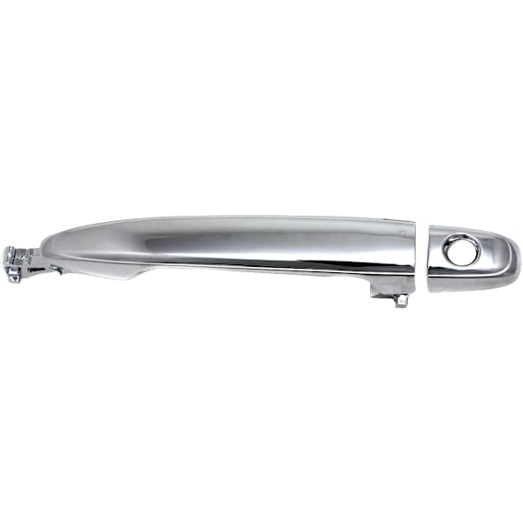 Front, Driver Side Exterior Door Handle, Chrome, With Key Hole, Without Push Button Start
