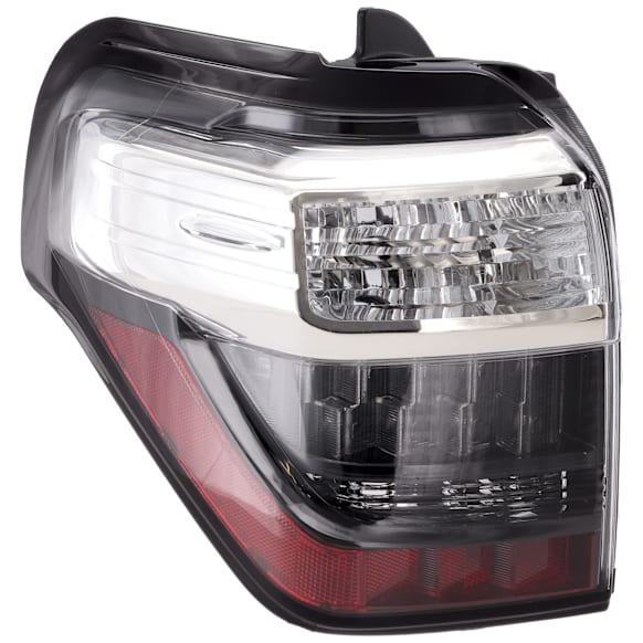 2014-2024 Toyota 4Runner - Driver Side Tail Light, without Bulb, Halogen, Clear, Red and Smoked Lens, 6 Cyl., 4.0L Engine