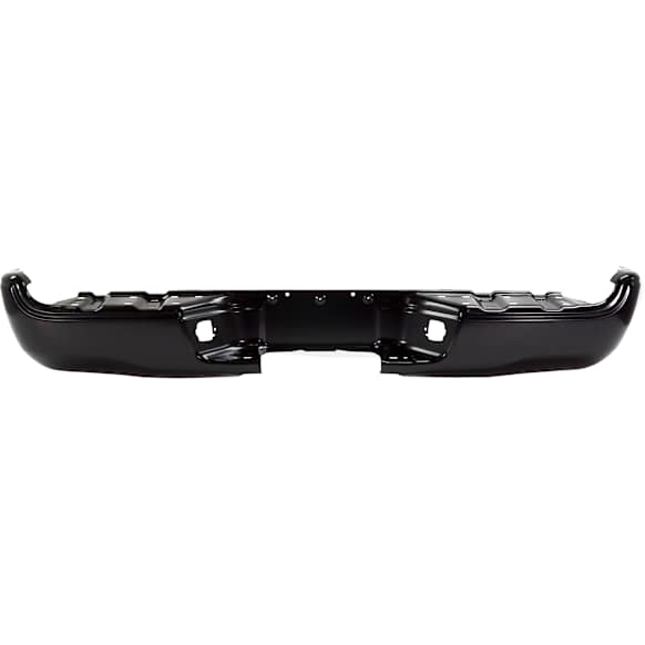 2007 Toyota Tacoma Base - Step Bumper, For Models Without SR5 Package, Powdercoated Black, Face Bar Only; With pad provision, Without mounting bracket(s)