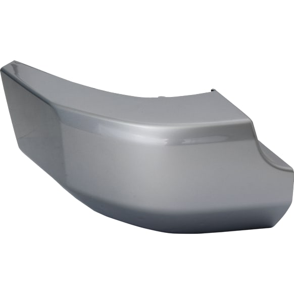 Rear, Driver Side Bumper End, Painted Silver, Painted Silver, 6 Cyl., 4.0L Engine