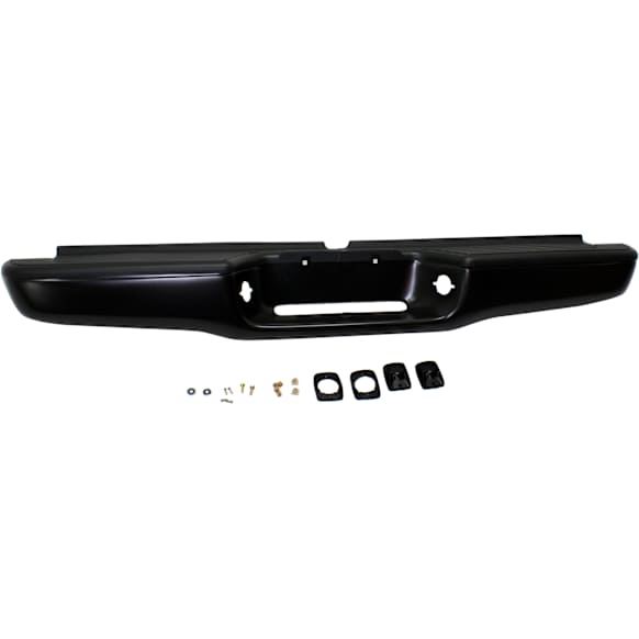 1999 Toyota Tacoma - Step Bumper, Powdercoated Black, Face Bar and Pads, Without mounting bracket(s)