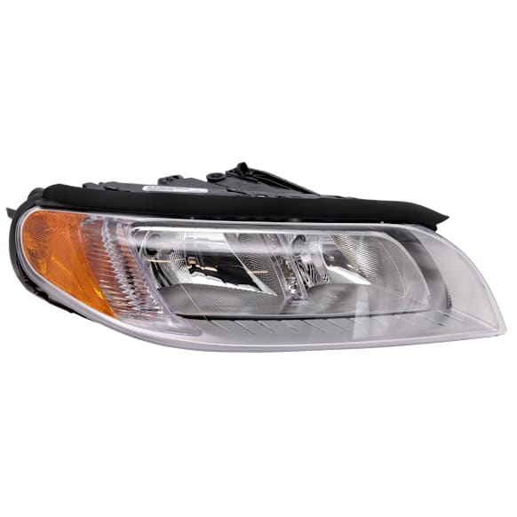 2008-2010 Volvo V70 - Passenger Side Headlight, with Bulb, Halogen, Clear Lens