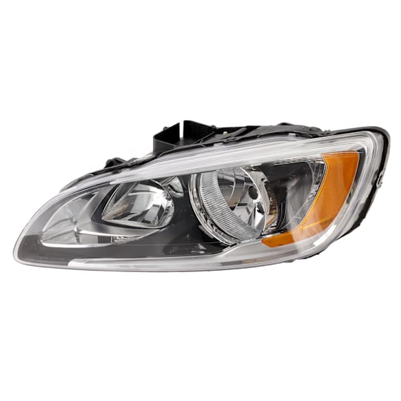 2014-2018 Volvo S60 - Driver Side Headlight, with Bulb, Halogen, Clear Lens