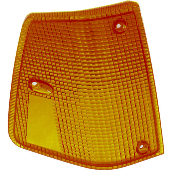 Turn Signal Lens - Passenger Side, Amber, Direct Fit, Sold individually