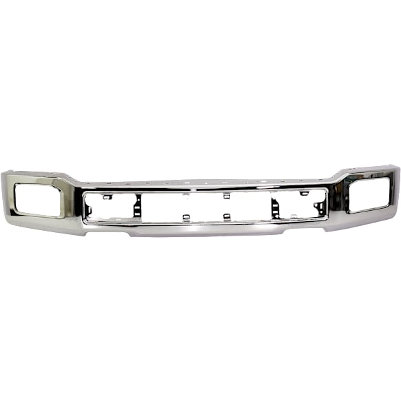 2018-2020 Ford F-150 - Front Bumper, Chrome, Without Mounting Brackets