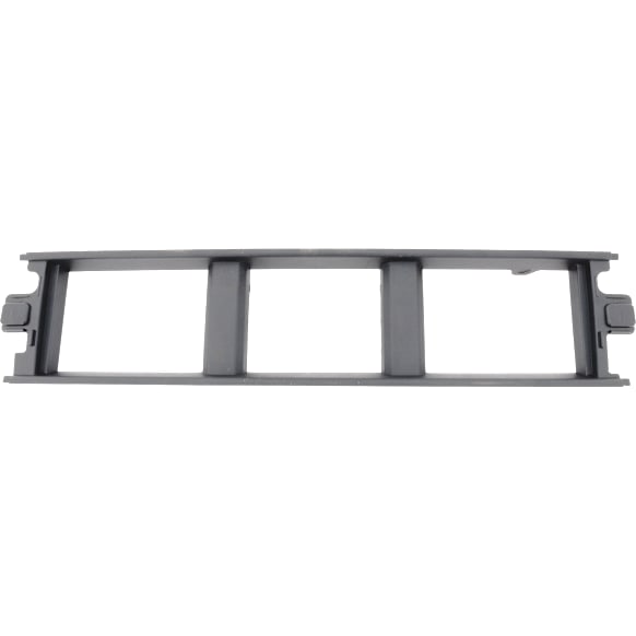 Front, Center Bumper Trim, Black