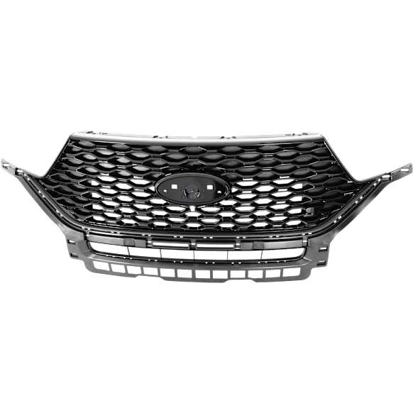 2021-2024 Ford Explorer - ST Grille Textured Black Shell and Insert CAPA Certified