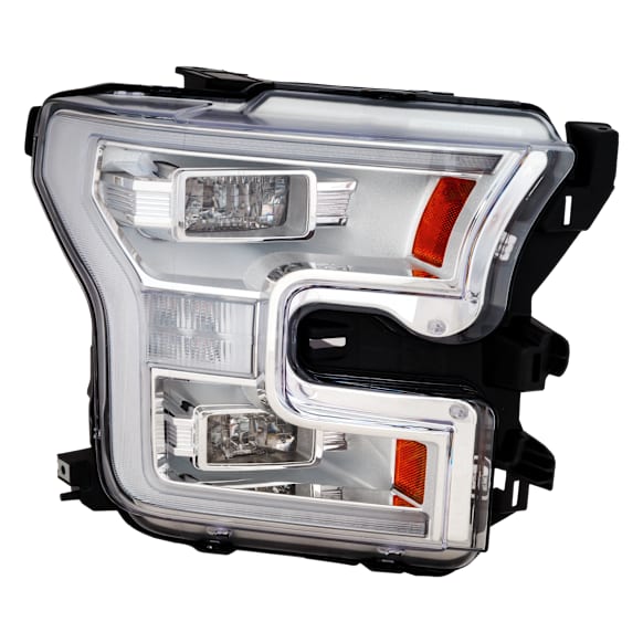2015-2017 Ford F-150 - Passenger Side LED Headlight, With bulb(s), OE Replacement,, CAPA Certified