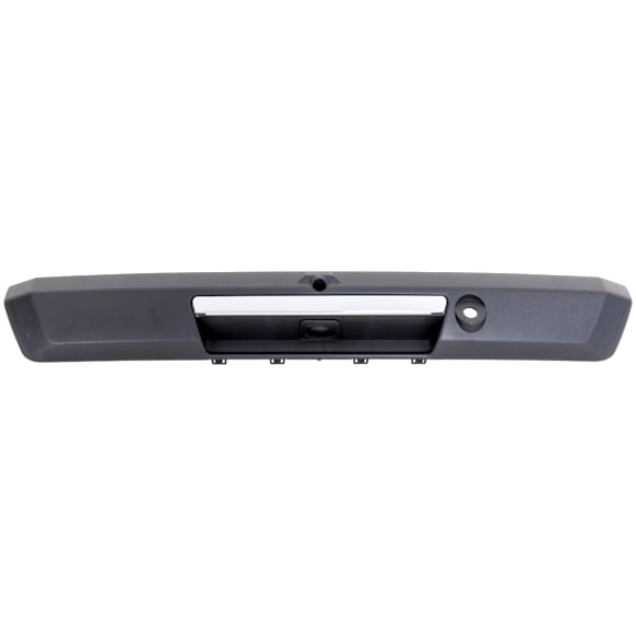 2019 Ford F-250 Super Duty Lariat - Tailgate Handle, For Models With Rear View Camera-Fixed, Keyfree System, Towing Vision System, Trailer Hook Up Light-Fixed and Trailer CameraProduction Date To November 4, 2019, Chrome, Plastic, With Camera Hole, With Key Hole