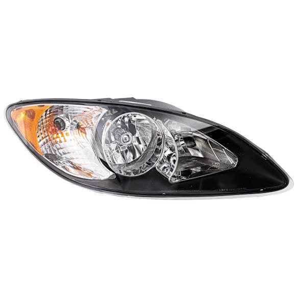 Passenger Side Headlight, with Bulb, Halogen, Clear Lens