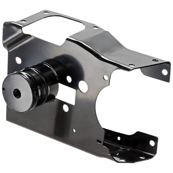 Front, Driver Side Bumper Bracket, For Models with Steel Bumper