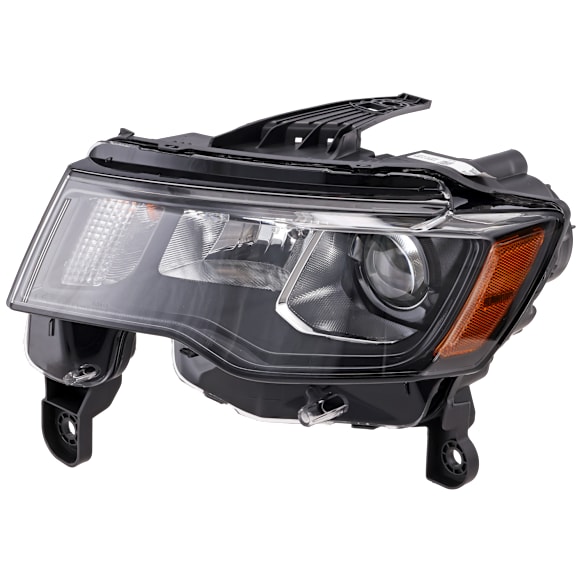 2018 Jeep Grand Cherokee - Driver Side Halogen Headlight, With bulb(s), OE Replacement