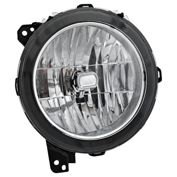2018-2024 Jeep Wrangler - Driver Side Halogen Headlight, With bulb(s), OE Replacement