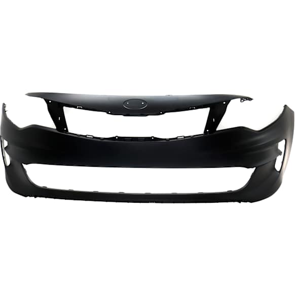 2016 Kia Optima LX - Front Primed Bumper Cover, USA Built Vehicle, For Models With Standard Type Bumper, Except Hybrid Model