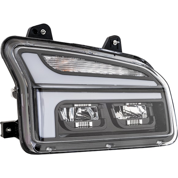 2017 Kenworth T880 - Passenger Side LED Headlight, With bulb(s), OE Replacement