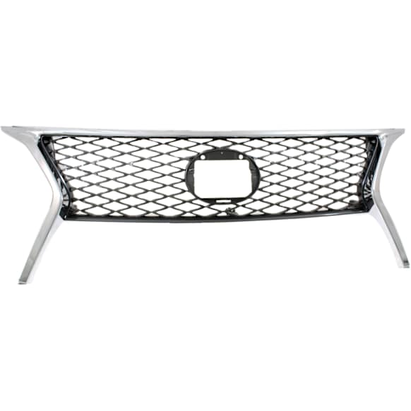 2014 Lexus RX350 Base - Grille, Chrome Shell with Dark Gray Insert, Canada Built Vehicle, For Models With F Sport Package, Originally Equipped for Models With 8 Speed Transmission