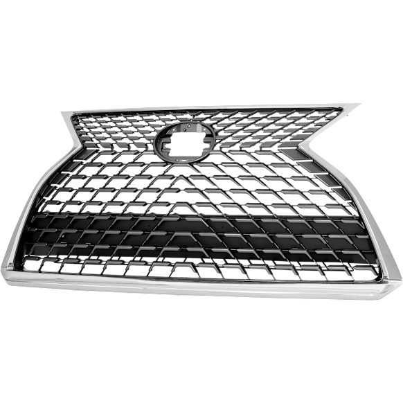 Grille Assembly, Chrome Shell with Painted Dark Gray Insert, Base Model, 6 Cyl., 3.5L Engine