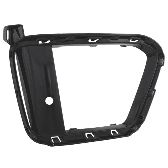 Front, Passenger Side Fog Light Trim, Textured Black