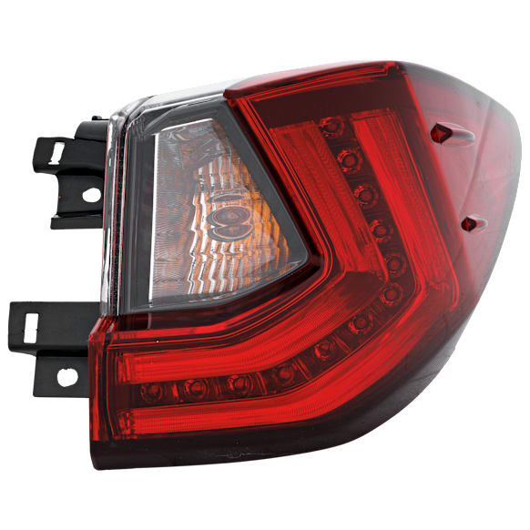 2022 Lexus RX350 - Passenger Side, Outer LED Tail Light, With bulb(s), Mounts On Body, Canada or Japan Built Vehicle, For Models With Standard Type , OE Replacement