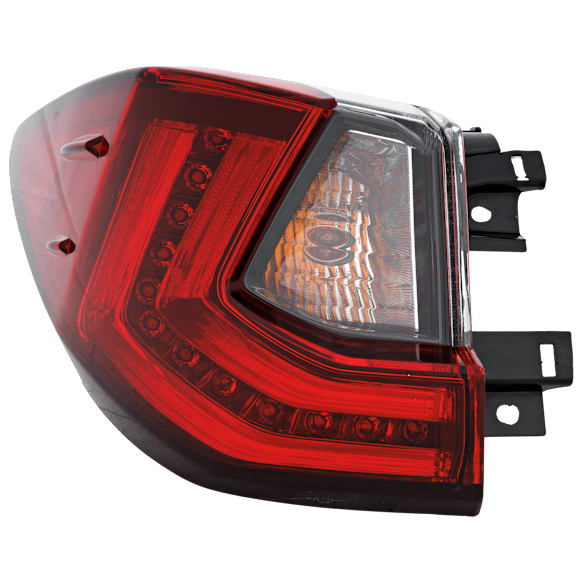 2021 Lexus RX350 Base - Driver Side, Outer LED Tail Light, With bulb(s), Mounts On Body, Canada or Japan Built Vehicle, For Models With Standard Type , OE Replacement
