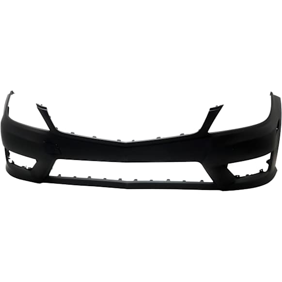 2014 Mercedes Benz C300 - Front Primed Bumper Cover, For Models With AMG Styling Package and Side Marker Light