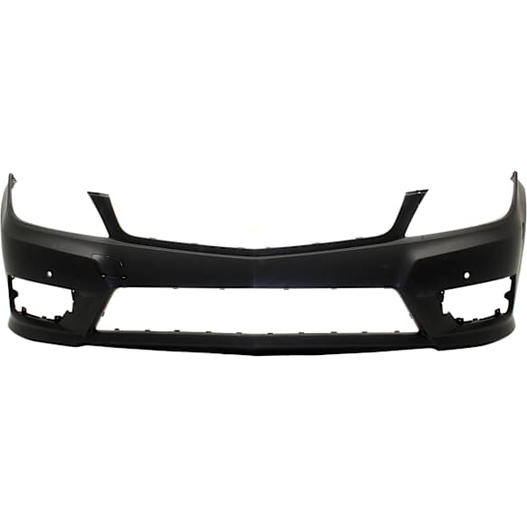 2014 Mercedes Benz C300 - Front Primed Bumper Cover, For Models With AMG Styling Package and Side Marker Light