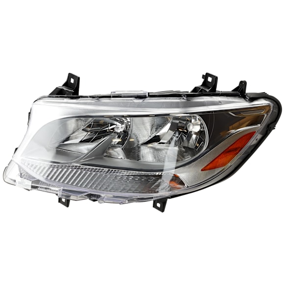 2019-2022 Mercedes Benz Sprinter 2500 - Driver Side Headlight, with Bulb, Halogen, Clear Lens, Base Model