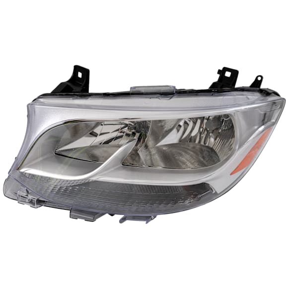 2019-2022 Mercedes Benz Sprinter 2500 - Driver Side Headlight, with Bulb, Halogen, Clear Lens, Base Model, CAPA Certified