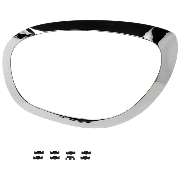 2018 Mini Cooper Countryman John Cooper Works ALL4 - Driver Side Headlight Bezel, Chrome