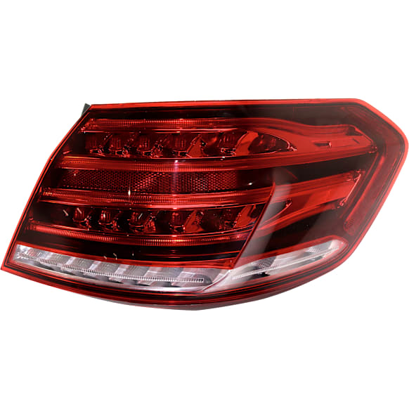 2015 Mercedes Benz E350 Base - Passenger Side, Outer Halogen Tail Light, With bulb(s), Sedan, Mounts on Quarter Panel, OE Replacement, CAPA Certified