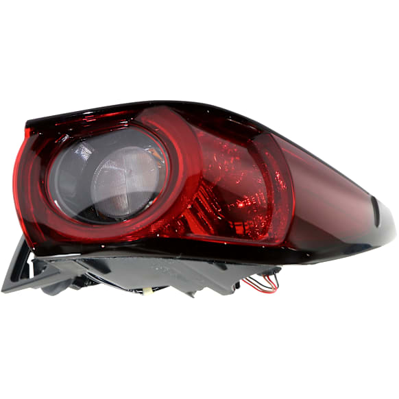2019 Mazda CX-5 Signature - Passenger Side, Outer Halogen Tail Light, With bulb(s), Mounts on Body, For Models Without Signature Light, OE Replacement