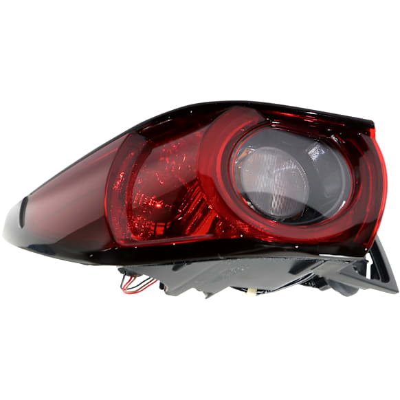 2019 Mazda CX-5 - Driver Side, Outer Halogen Tail Light, With bulb(s), Mounts on Body, For Models Without Signature Light, OE Replacement