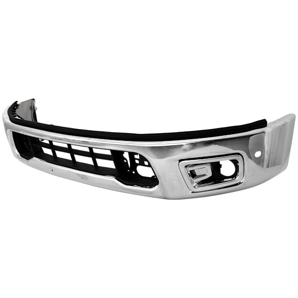 2017-2019 Nissan Titan - Front, Lower Bumper, Textured, With Parking Aid Sensor Holes, Without Mounting Brackets