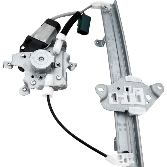 Rear, Driver Side Window Regulator, Power, with Motor