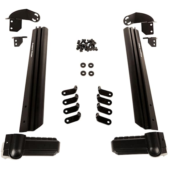 2013 Jeep Wrangler - Light Bar Mounting Bracket, Black, Aluminum