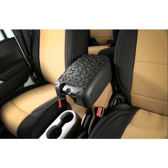 13107.42 Console Cover - Black, Polyurethane, Direct Fit