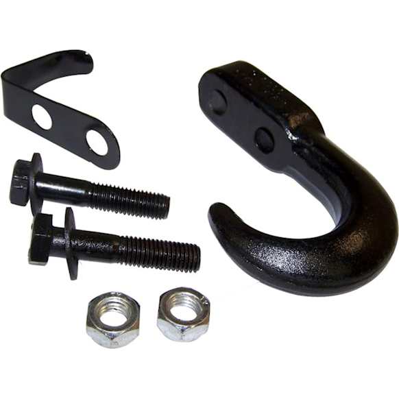 1965 Jeep CJ5 - RT Off-Road Tow Hook Tow Hook - Black, Direct Fit, Sold individually