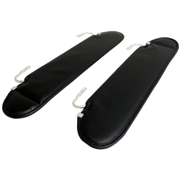 RT52005 Sun Visor, Black, Vinyl, Direct Fit, Set of 2