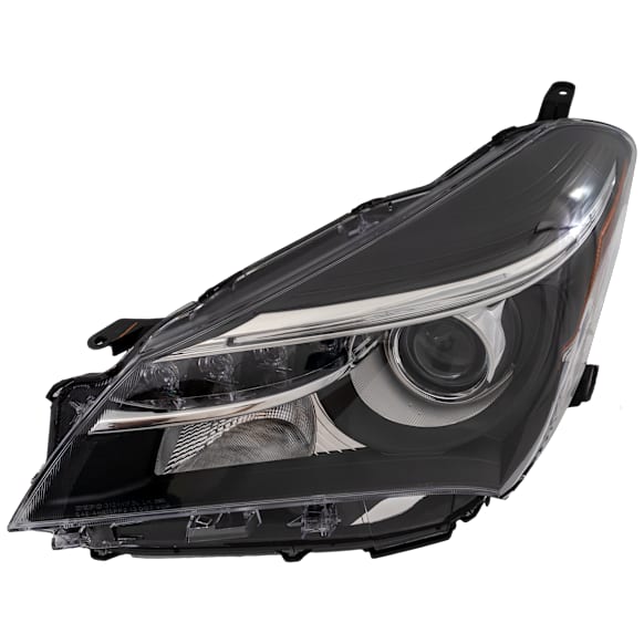 2015 Toyota Yaris - Driver Side Halogen Headlight, Without bulb(s), Hatchback, OE Replacement